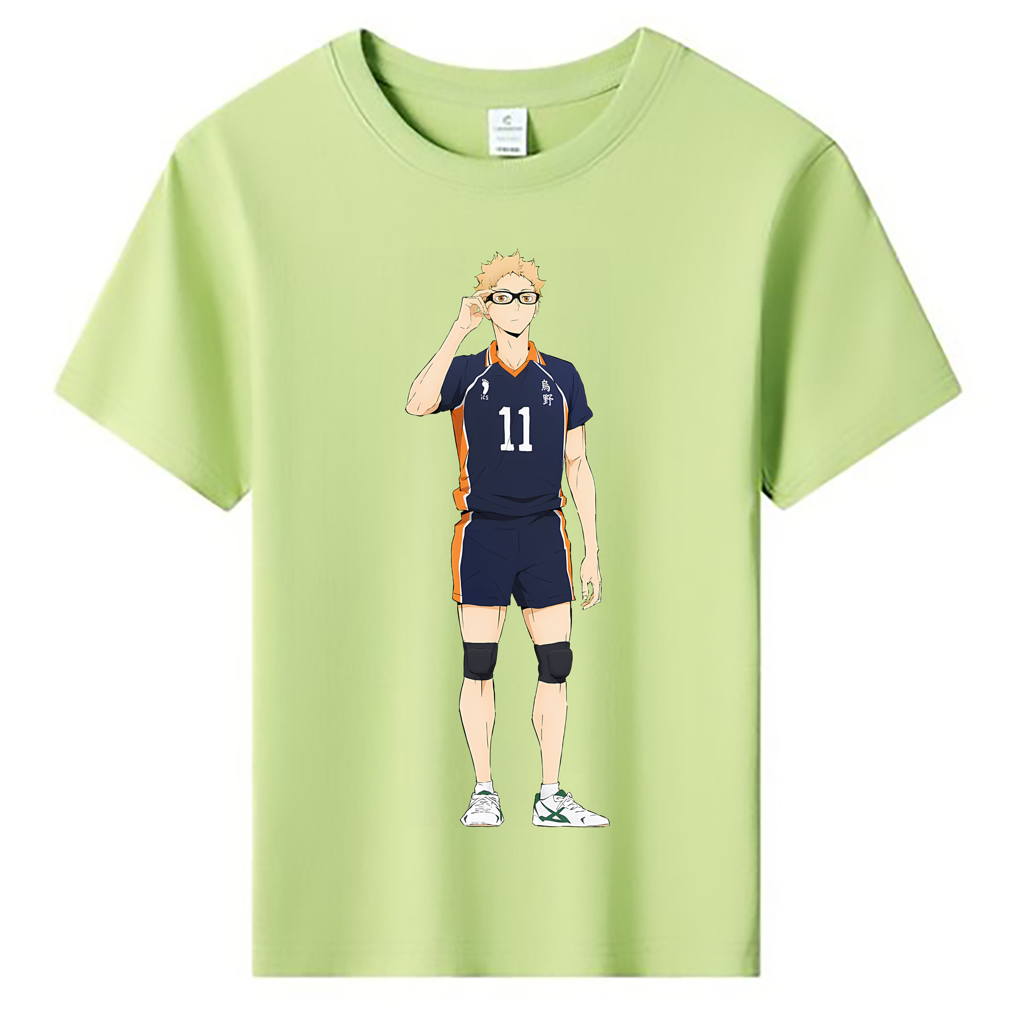 （画像用） ハイキュー!! Haikyu!! 綿100％キッズTシャツ（フロントプリント）
